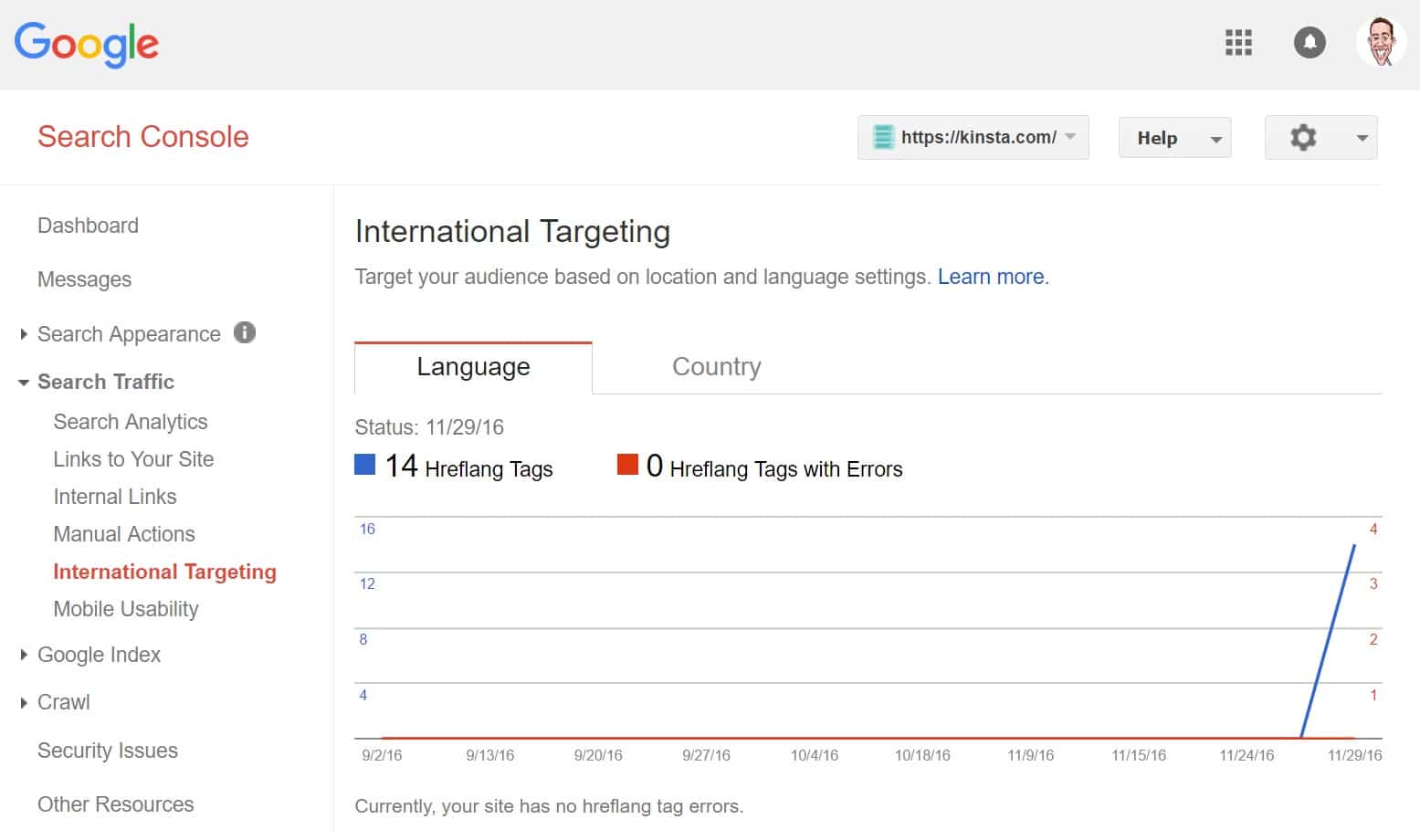 Google Search Console international targeting Google Search Console International Targeting