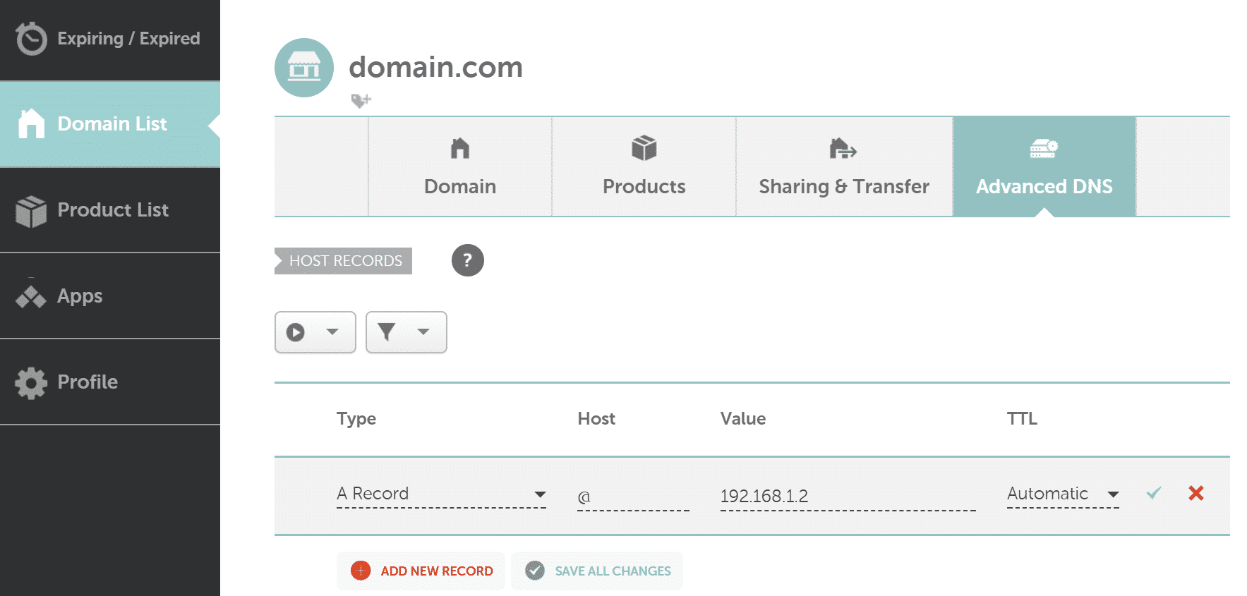 namecheap a record ip address Namecheap A Record IP Adresse