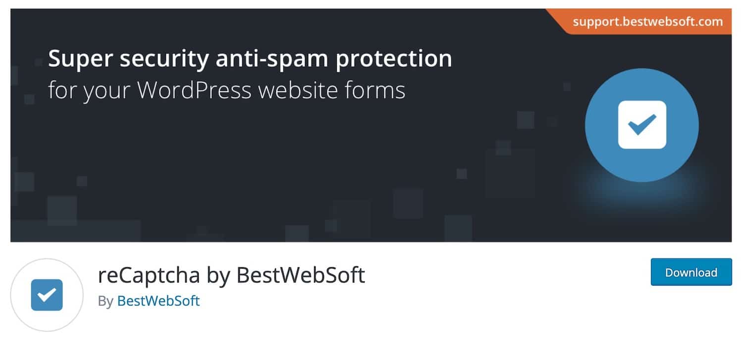 reCaptcha von BestWebSoft