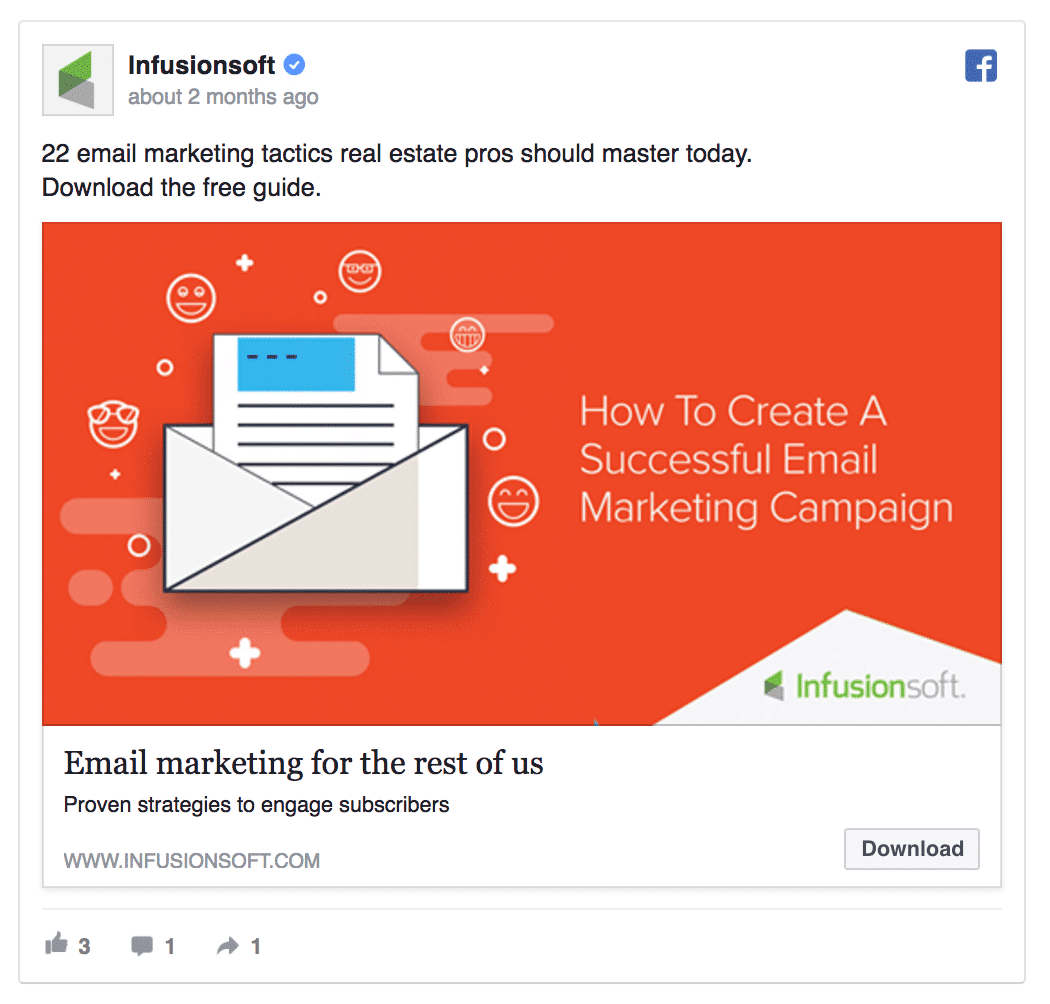 Annonce Facebook B2B