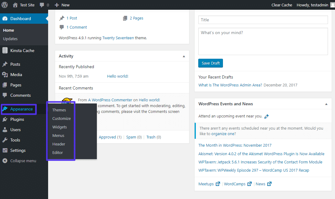 Como editar temas do WordPress