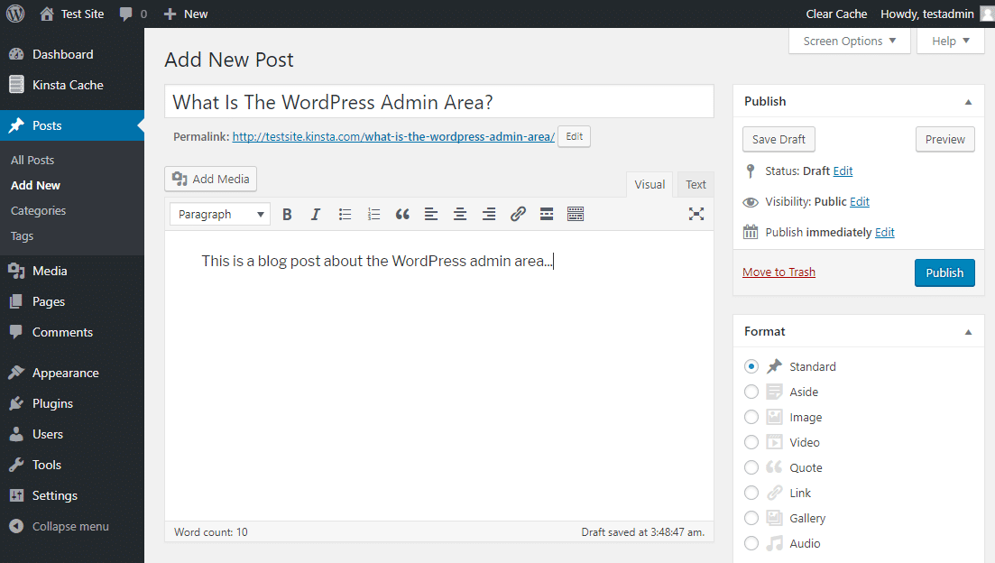 O editor WordPress
