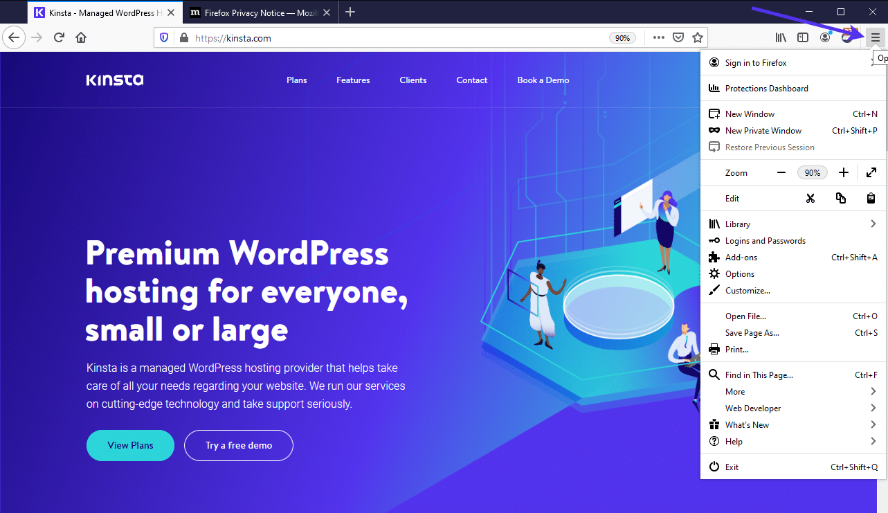 Cache wissen met Firefox-browser