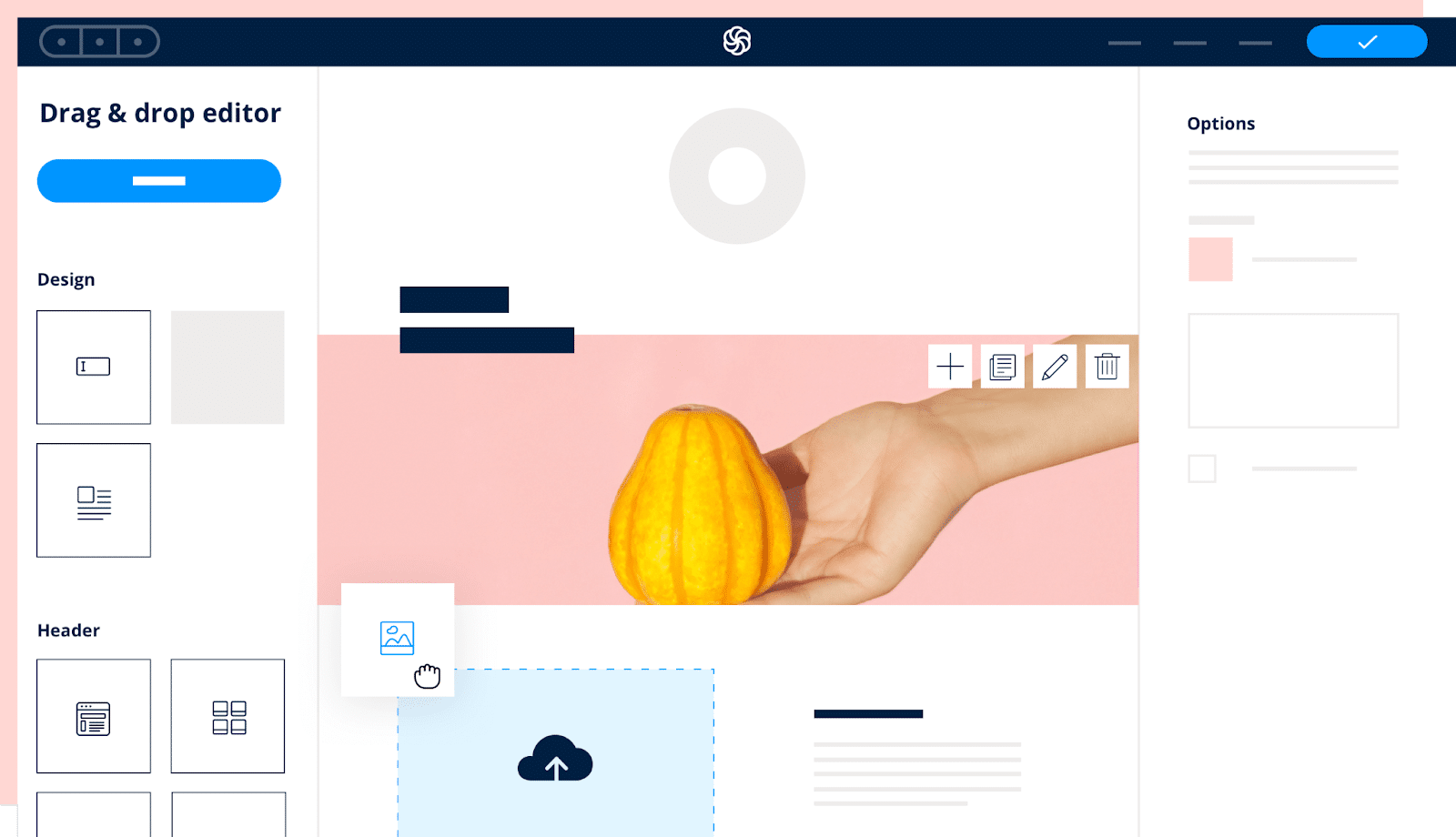 Éditeur d'e-mail Sendinblue