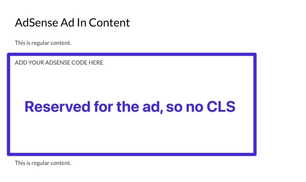 Tu sitio reservará ahora espacio para ese anuncio en el frontend.